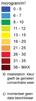 PM2.5 jaar schaal